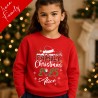 Felpa Personalizzata Bambini - Family Christmas 2024 per un Natale in