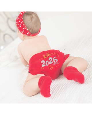 Mutandina Copri-pannolino "Hello 2023" + nome