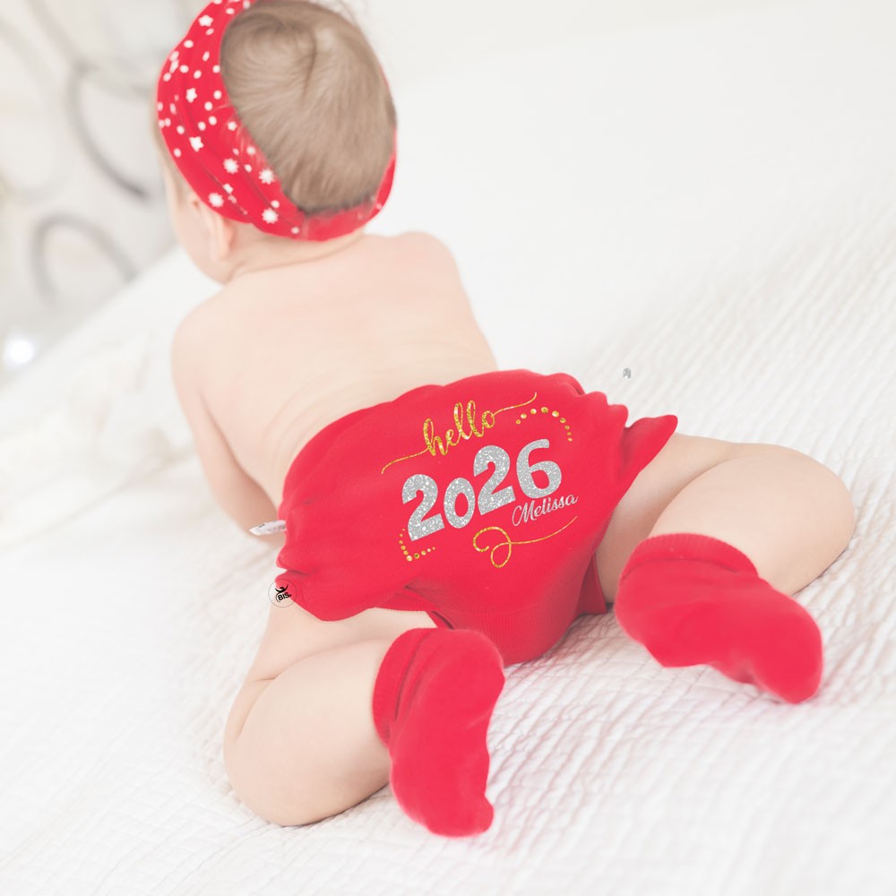 Mutandina Copri-pannolino "Hello 2023" + nome