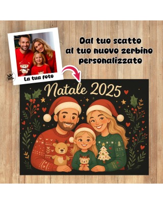 ZERBINO CHRISTMAS TENDER – PERSONALIZZATO DALLA TUA FOTO