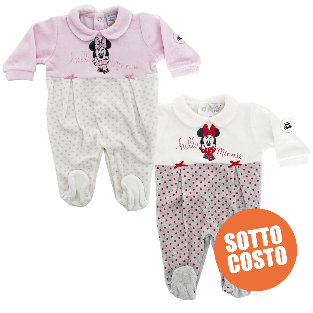 Tutina in ciniglia "Hello Minnie" Tutina in ciniglia "Hello Minnie"