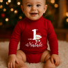 Baby Neck Bodysuit "My first Christmas"