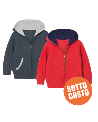 Felpa con scritta laterale Bomber