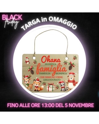 Promo Alert  -30% su TUTTO + OMAGGIO  fino al 5 Ottobre  - Specifica il nome a fine ordine nel campo "ULTERIORI INFORMAZIONI"