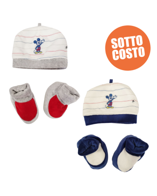 Winter Newborn Hat and slippers "Minnie + Name"