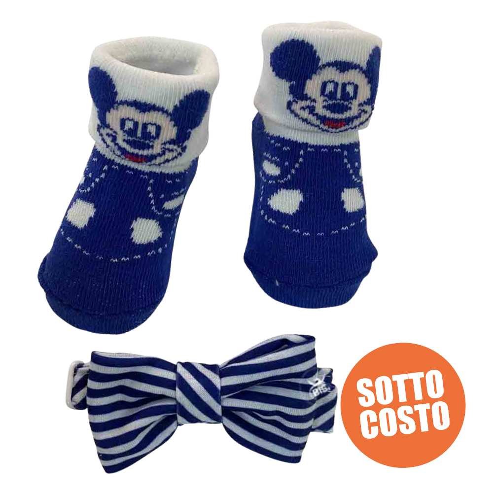 Set disney calzini e papillon "Michey Mouse"
