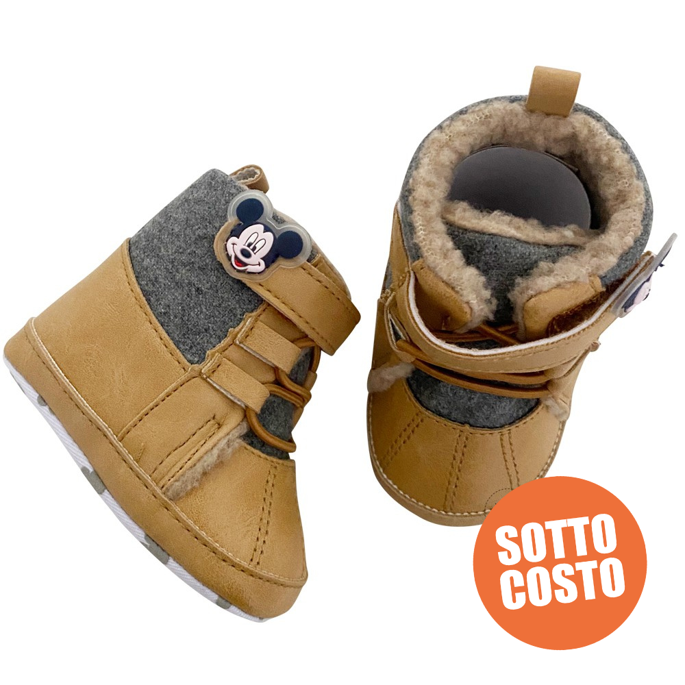 Baby Crib Shoes "Mickey Mouse"