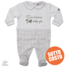 Newborn girl Elegant jumpsuit, to customize with name
