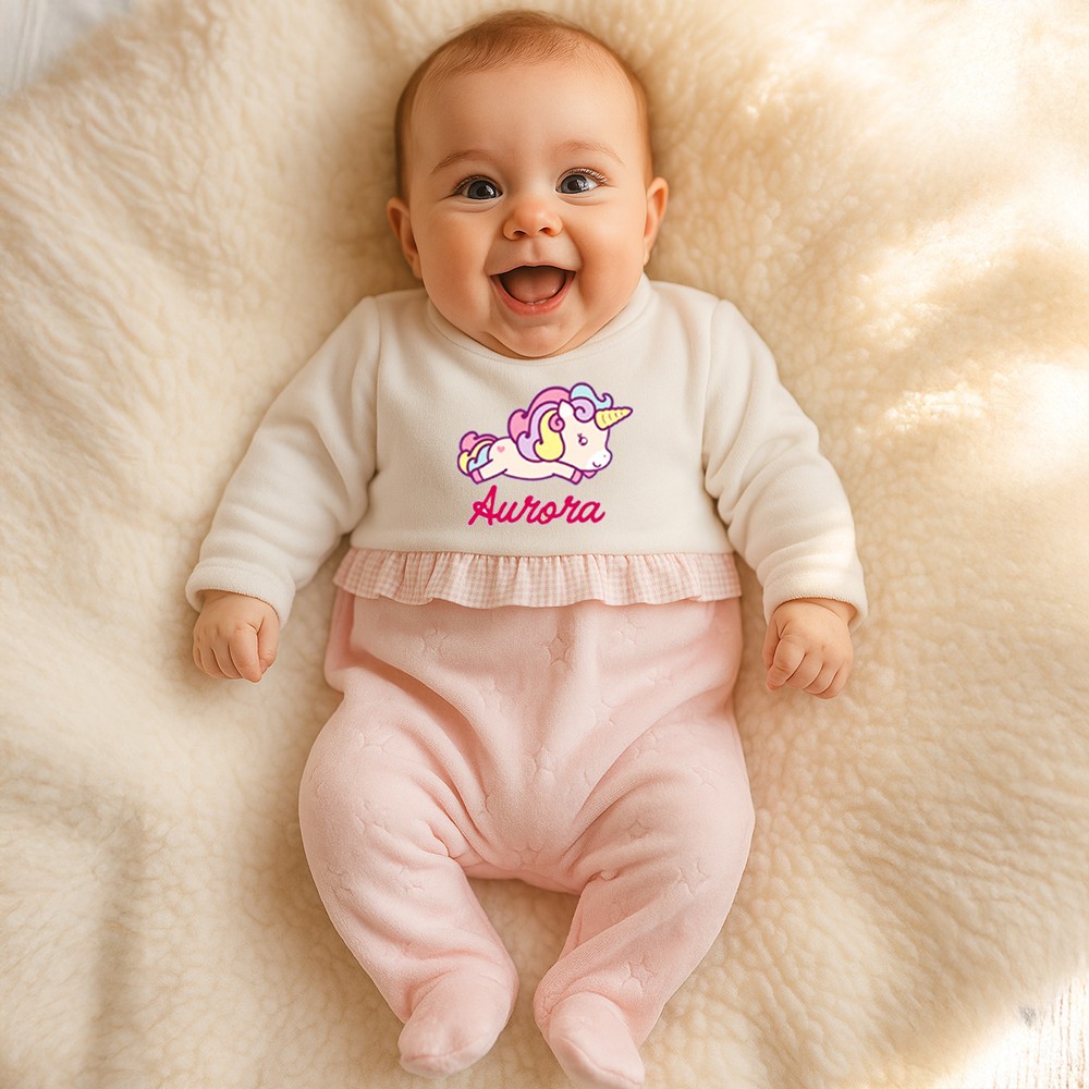 Winter Newborn jumpsuit, with hearts + "I'm daddy's meatball" print.