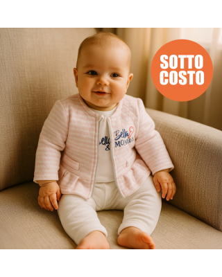 Winter Newborn jumpsuit, with hearts + "I'm daddy's meatball" print.