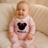 Newborn girl Elegant jumpsuit, to customize with name