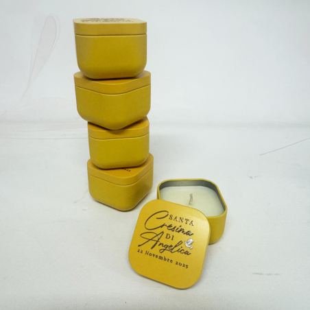 kit 5 pezzi candele profumate "Linea Cresima Classic" da personalizzar