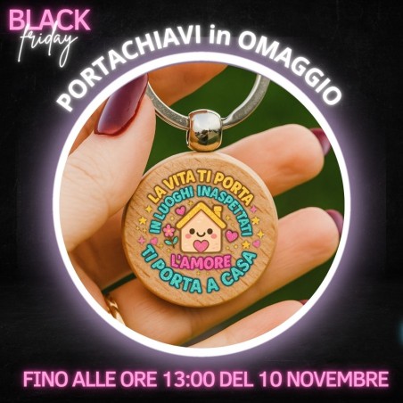 Il Back friday è ORA fino al -70% su TUTTO + Portachiavi in OMAGGIO fino alle ore 13:00 del 10 Novembre