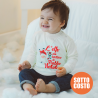 Felpa bimbo/a "L'elfo più carino di Babbo Natale"