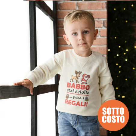 Felpa divertente natalizia per bambini