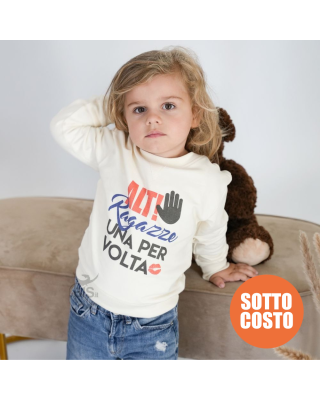 Felpa neonati e bambini con stampa simpatica