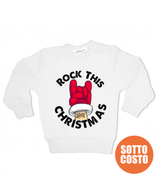 Little Boy Sweatshirt "Rock this Christmas"