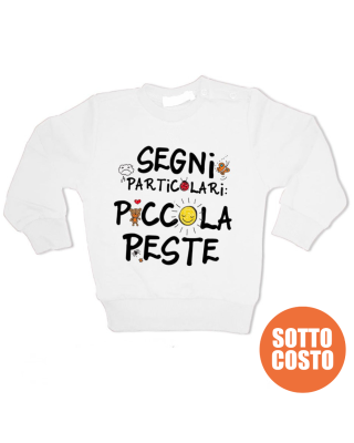 Felpa bimbo bimba con stampa