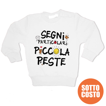 Felpa bimbo bimba con stampa