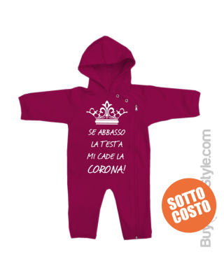 Tutina in felpa "Innamorata pazza"