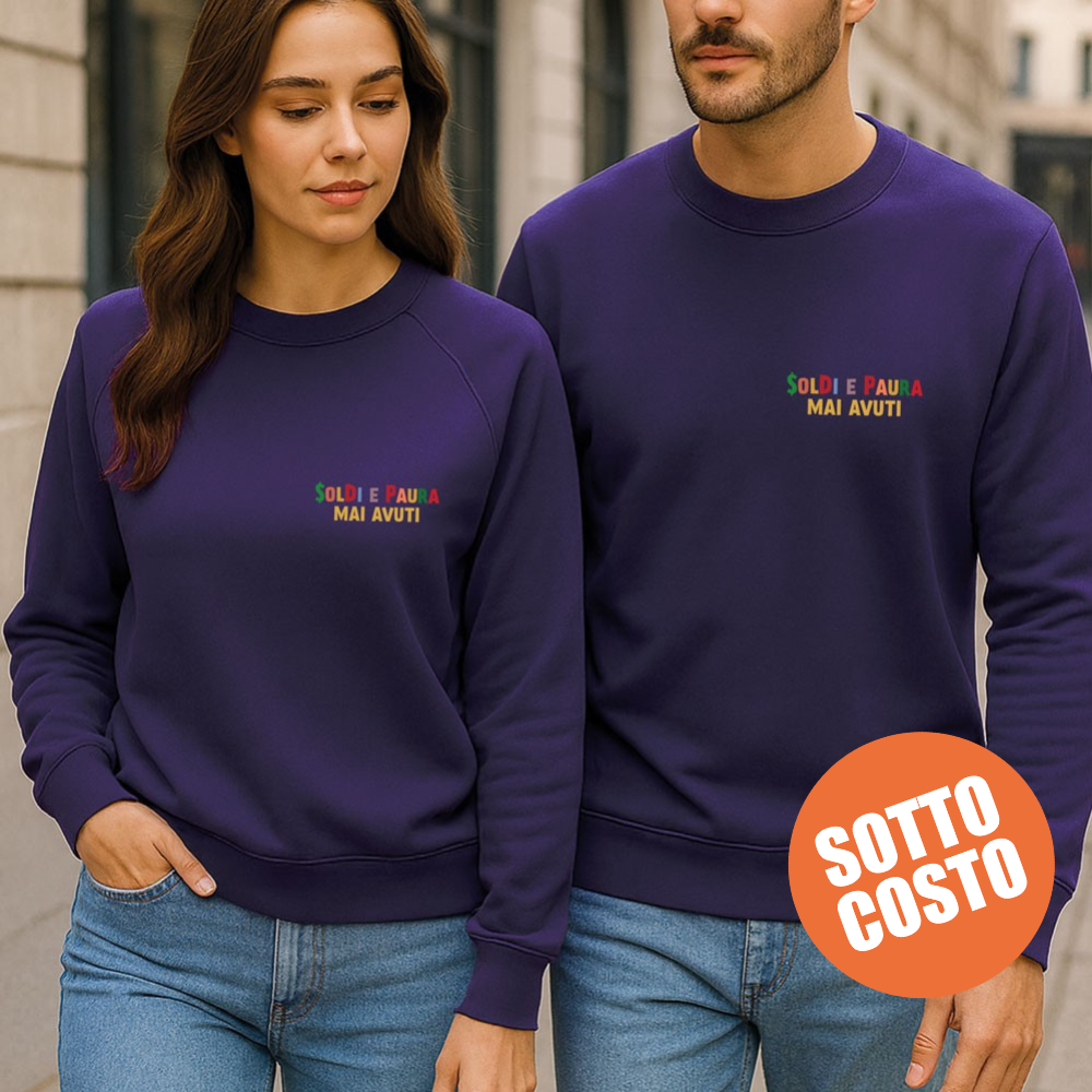 copy of Felpa Linea Purple Mood "A mali estremi bevi e rimedi"