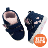 Scarpine neonata con imbottitura in pelliccia "Minnie"