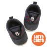 Denim effect baby crib shoes "Mickey Mouse"