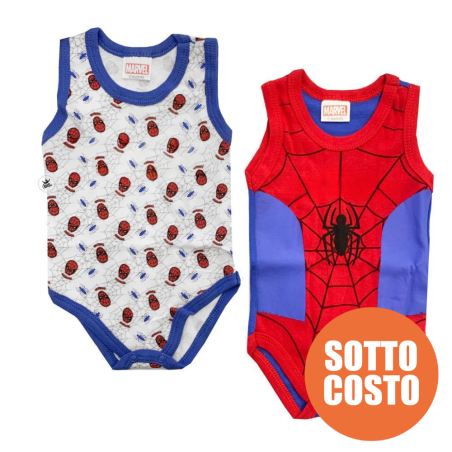 Coppia body ragnatela Spiderman