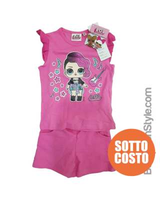 Little Girl summer outfit "LOL with name"
