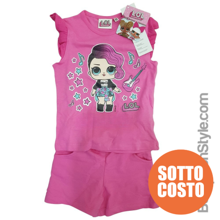 Completino estivo bimba"LOL con nome"