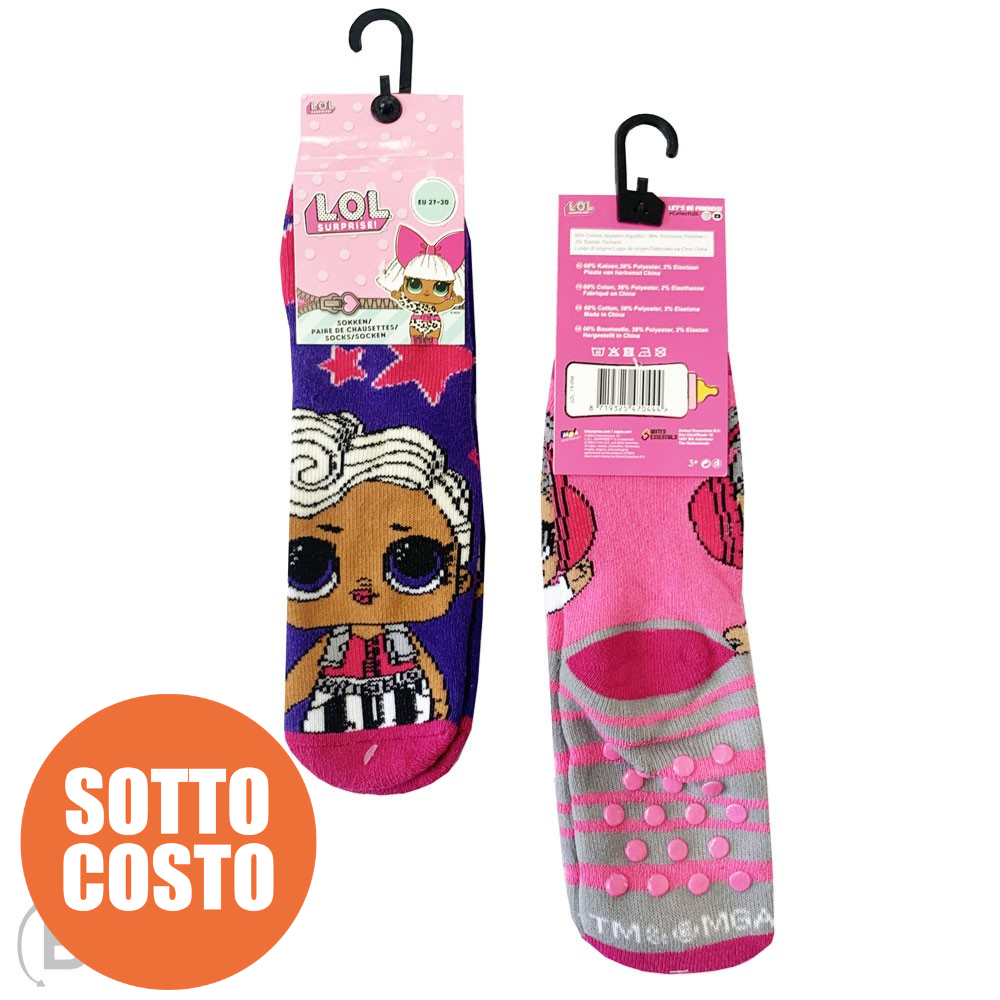 Calzini antiscivolo bimba "LOL SURPRISE"