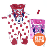 Tutina estiva neonata "Minnie", personalizzabile con nome