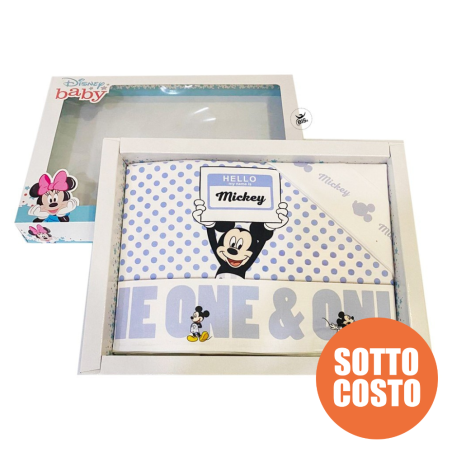 Set lenzuola "Hello Mickey"