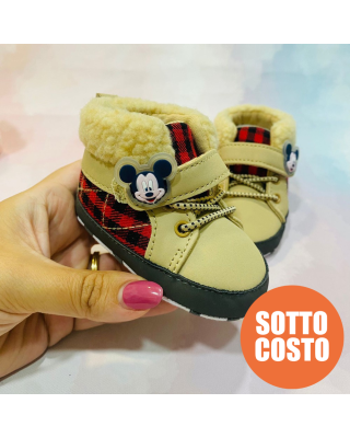 Baby Crib Shoes "Mickey Mouse"