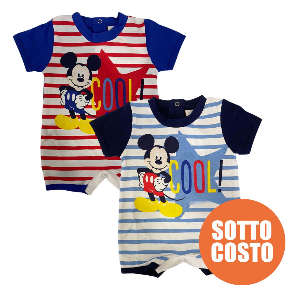 Summer Romper Mickey Mouse "Cool", customizable