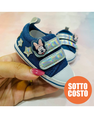 Newborn Denim effect Shoes "Minnie"