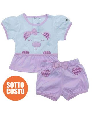 Completino neonata estivo "Orsetto"