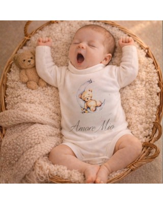 Body lupetto Bear on The Moon Personalizzabile