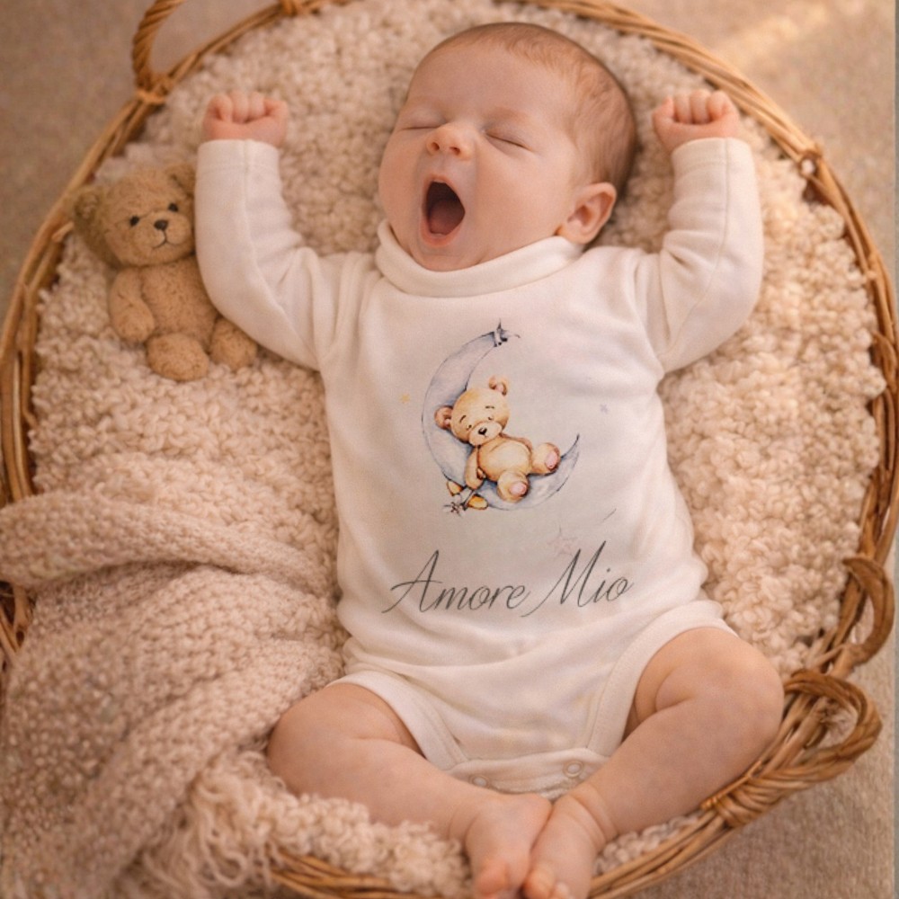 Body lupetto Bear on The Moon Personalizzabile