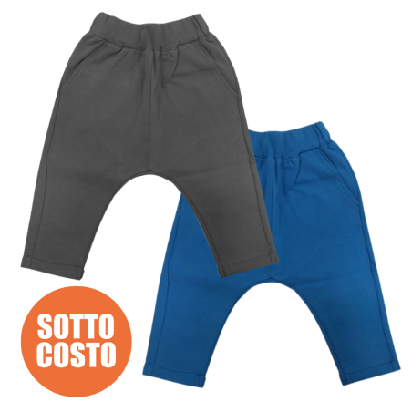 Pantaloni neonato con scritta