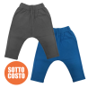 Pantaloni neonato con scritta