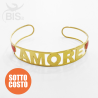 bracciale intagliato amore con cuori