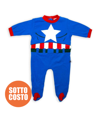 Tutina Capitan America personalizzata