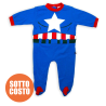 Custom Newborn Baby Boy Romper "Capitan America"