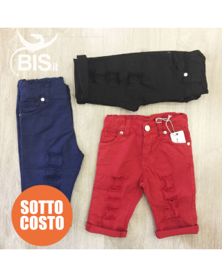 Baby trousers COLOR with rips