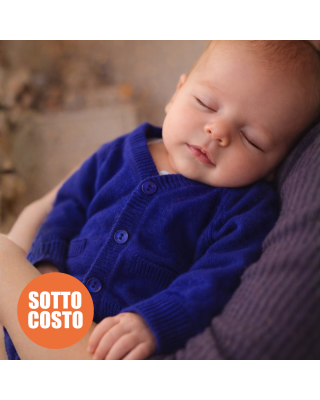Cardigan neonato in filo