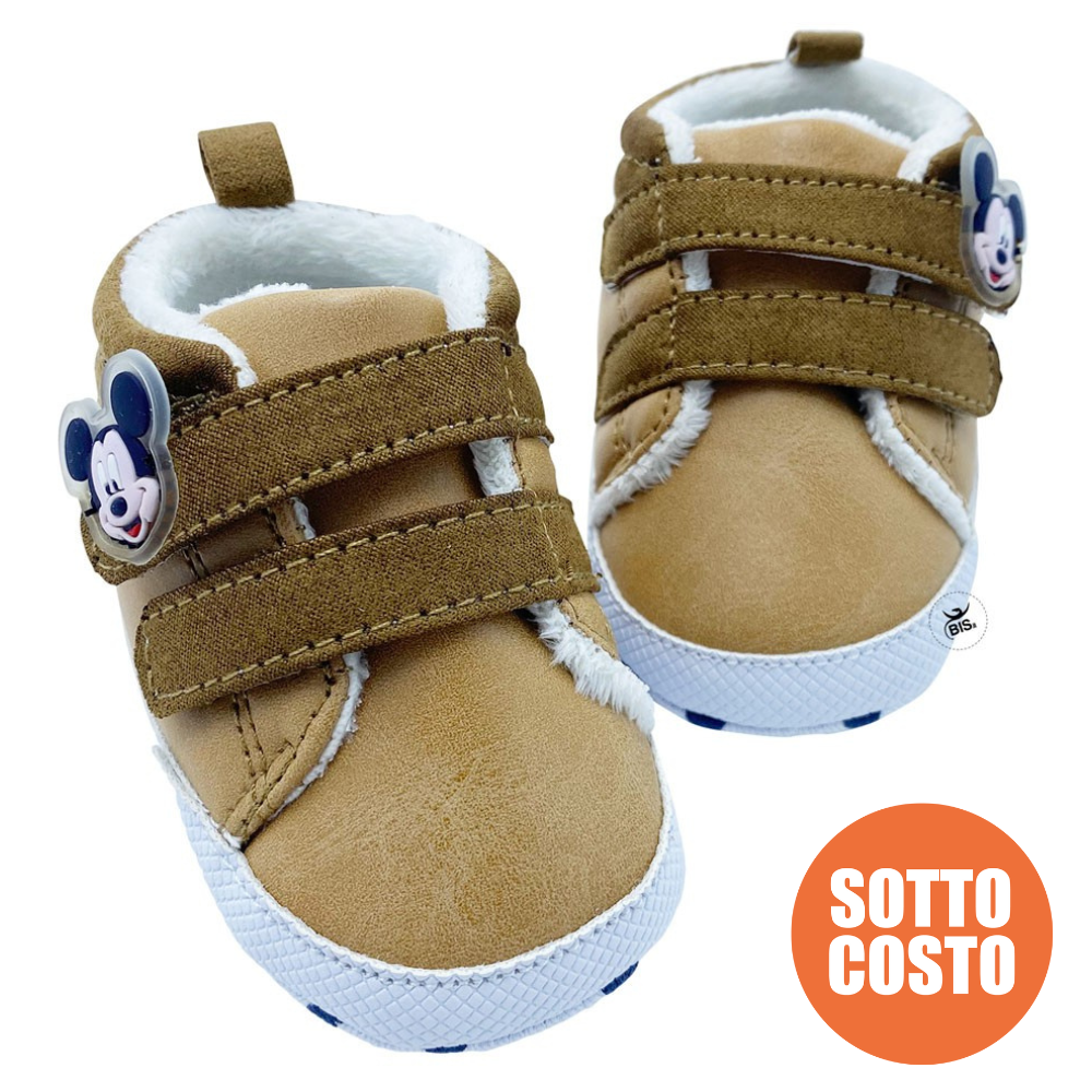 Baby Crib Shoes "Mickey Mouse"