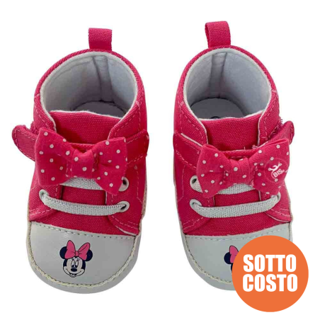 Scarpine "Minnie Pink" con fiocchetto