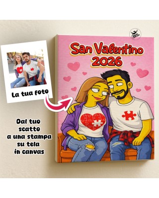 Quadro personalizzato Linea Yellow Together – Dalla foto alla magia