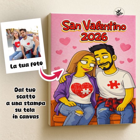 Quadro personalizzato Linea Yellow Together – Dalla foto alla magia